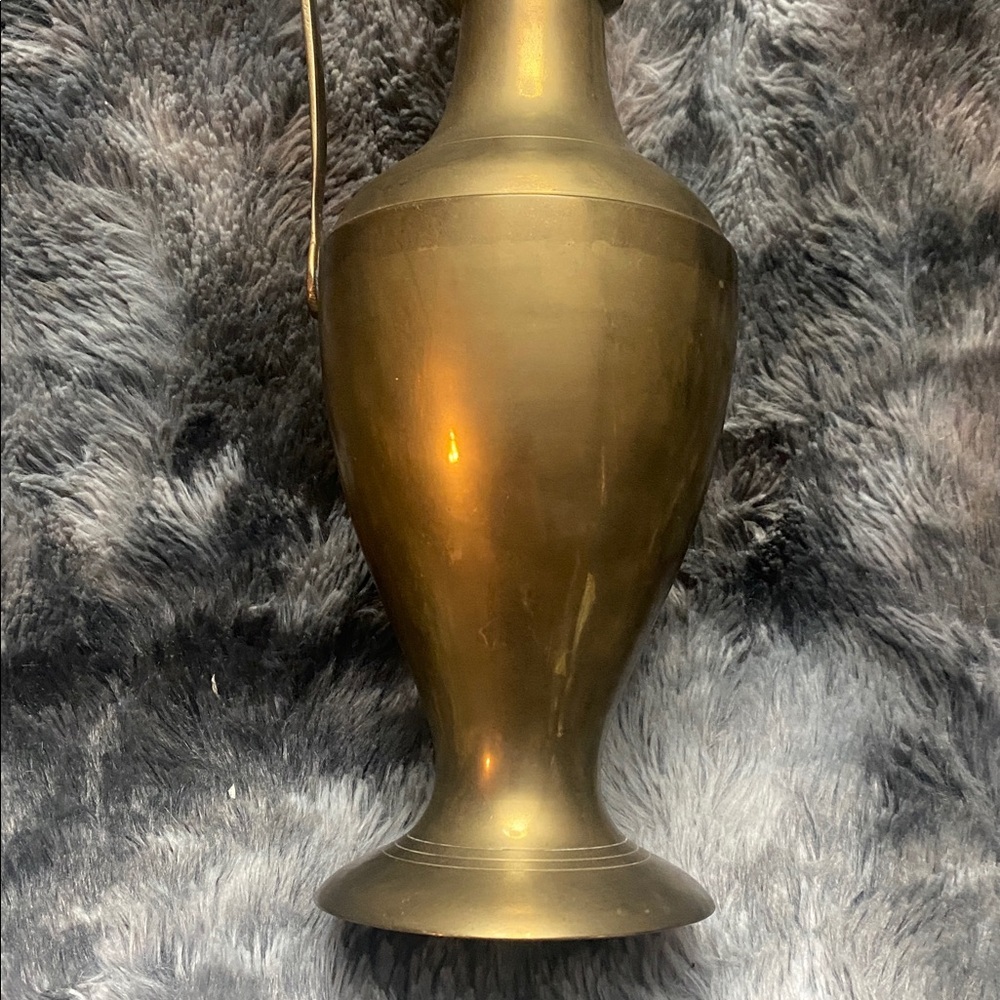 Brass Decorative Ewer Pitcher - Elegant Home Accent - Picture 10 of 16